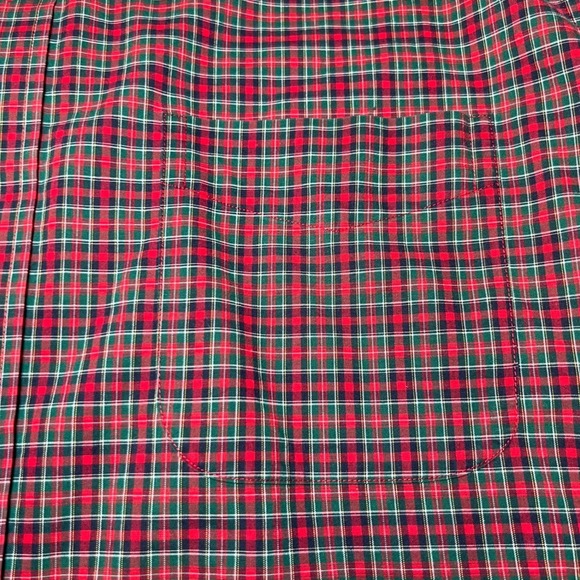 Lauren Ralph Lauren Button Down Shirt Mens 17 1/2 (34/35) Red Plaid Non Iron - Picture 11 of 11